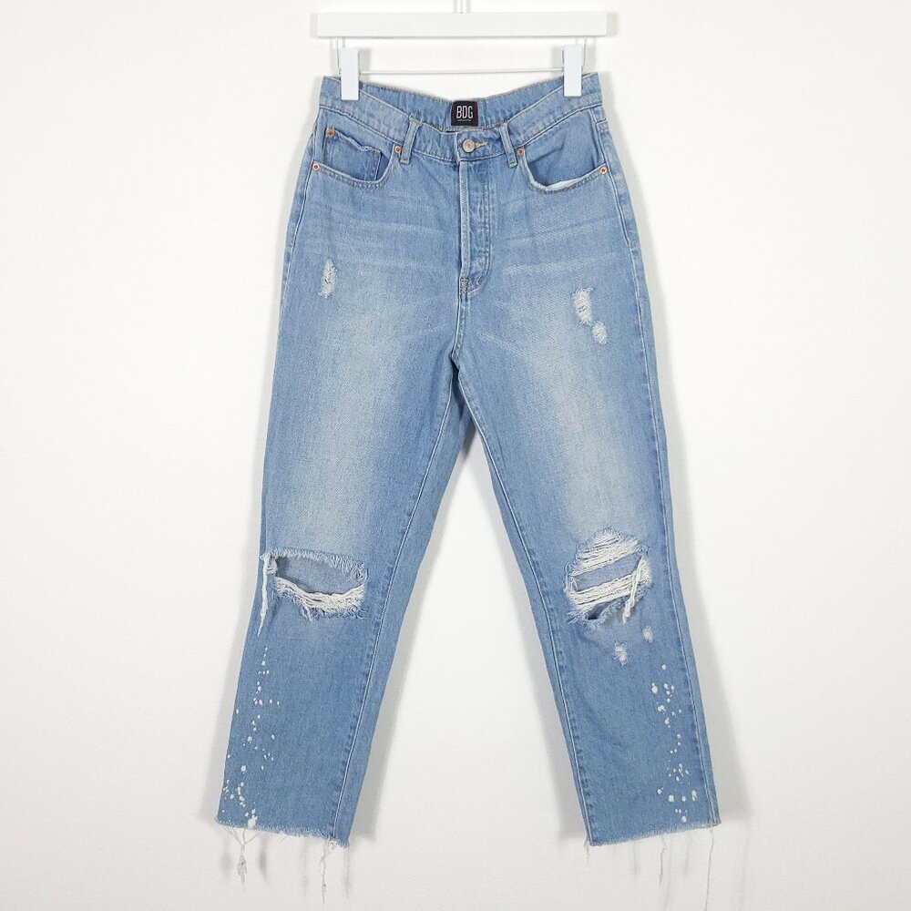 Urban Outfitters Light Wash Distressed Jeans